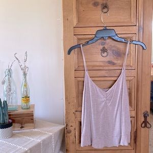 Soft and sexy purple striped AEO tank